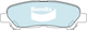 Bendix REAR DISC BRAKE PADS - TOYOTA HIGHLANDER GSU40 07-
