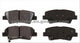 PROSELECT REAR DISC BRAKE PADS - KIA OPTIMA SOUL CERAMIC 09-