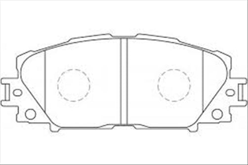 Remsa FRONT DISC BRAKE PADS -  TOYOTA PRIUS 1.8 HYBRID 09- DB2159 E
