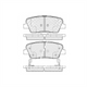 HI-Q REAR BRAKE PAD SET-HYUNDAI SANTE FE 58302-2BA50