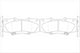 PROSELECT FRONT BRAKE PADS - TOYOTA HILUX KUN1 KUN2 2.5D CERAMIC