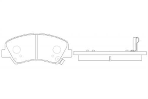 FARGO FRONT DISC BRAKE PADS - KIA RIO 11- DB2272F