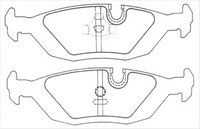 FARGO REAR BRAKE PADS SET PORSCHE DB296F