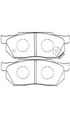 XP FRONT DISC BRAKE PADS - HONDA ACCORD 82-85