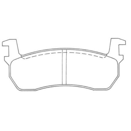 FRONT DISC BRAKE PADS - NISSAN MARCH/MICA 83-93 DB316XP
