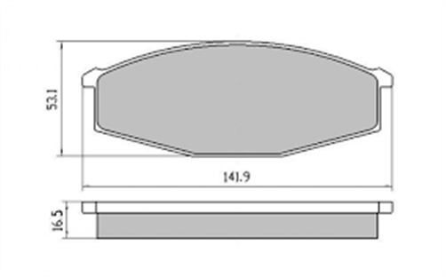 Bendix FRONT DISC BRAKE PADS - NISSAN PATROL 80-98