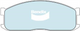 BRAKEPLUS FRONT DISC BRAKE PADS - MAZDA B SERIES 84-