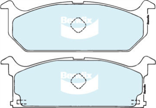 XP FRONT DISC BRAKE PADS - SUZUKI SWIFT 85-88
