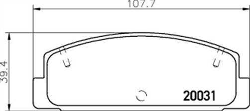 XP REAR DISC BRAKE PADS - MAZDA RX7 86-99