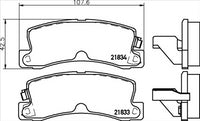 XP REAR DISC BRAKE PADS - TOYOTA CAMRY 87-06