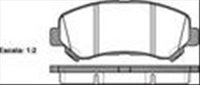 Remsa FRONT DISC BRAKE PADS - NISSAN DUALIS QASHQAI X-TRAIL 07- DB1946 UC