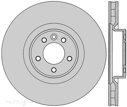 ROADTECH FRONT BRAKE ROTOR LANDROVER RANGE ROVER 380MM