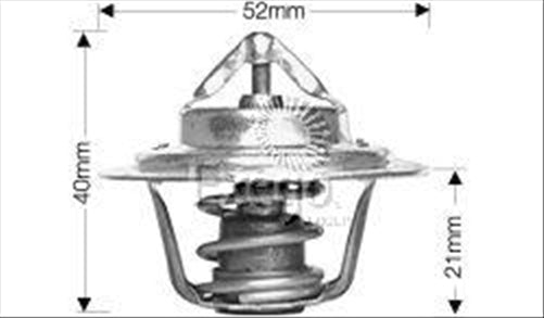 DAYCO THERMOSTAT 71 DEGREES C - 160 DEGREES F DT15C-BP