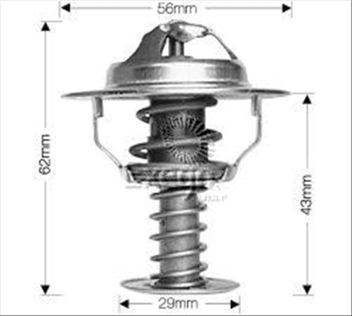DAYCO THERMOSTAT 82 DEGREES C - 180 DEGREES F DT21A-BP