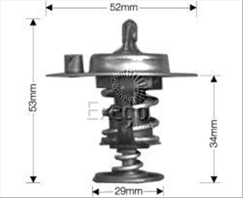 DAYCO THERMOSTAT 82 DEGREES C - 180 DEGREES F DT29A-BP