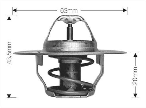 Dayco THERMOSTAT 63MM 82 DEGREES C - 180 DEGREES F DT30A-BP