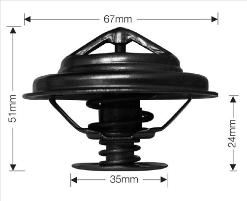 DAYCO THERMOSTAT 77 DEGREES C - 170 DEGREES F DT58E
