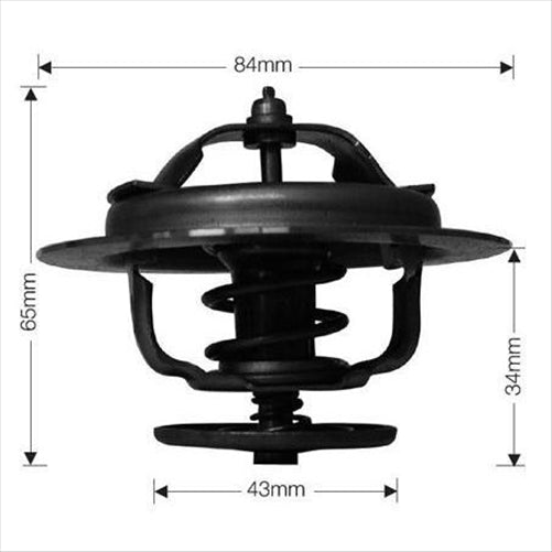DAYCO THERMOSTAT 67MM 85 DEGREES C - 185 DEGREES F DT64H