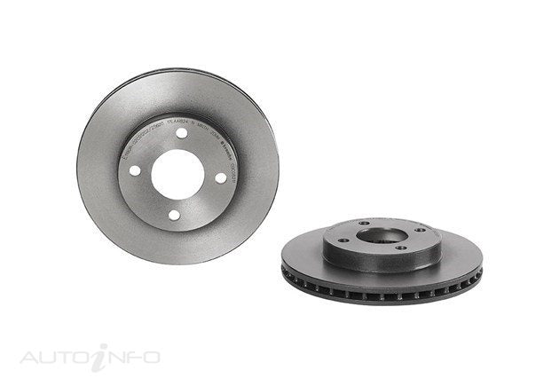 BRAKE ROTOR FRONT NISSAN TIIDA 130HUBID 238*22*20 VENT 4STUD 61id 44HT - 09.C062.11