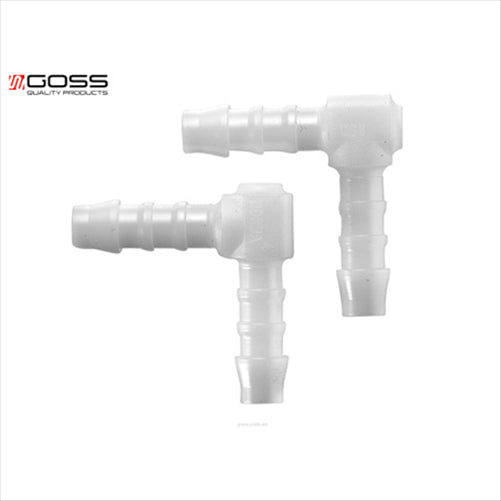 Goss ELBOW CONNECTOR TWIN PACK - 6MM E02