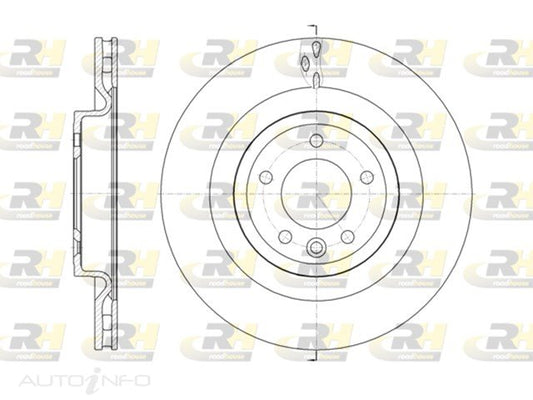 D/ROTOR RR R/ROVER DISCO 2012> 350*25*22 49HT 79id 5STUD - DR9987V-RH