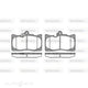 WOKING BRAKE PADS FRONT SUITABLE FOR TOYOTA LEXUS GS430 05> - P10803.02