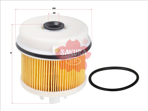 Sakura FUEL FILTER FITS R2669P WCF8 23390-78221 EF-1112