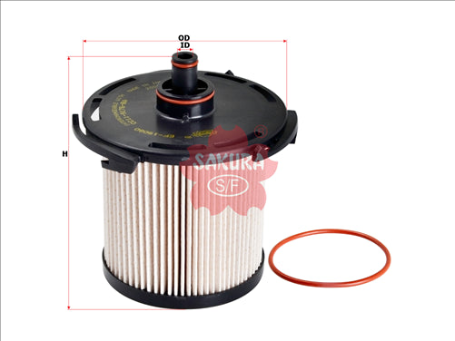 Sakura FUEL FILTER FITS WCF245 PU 12 003 Z 1727 201 EF-19080