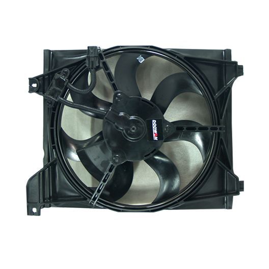 JAYAIR FAN ASSY CONDENSER KIA RIO 1.6L 4 CYL 8/05- EF1224