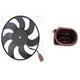 HELLA FAN RADIATOR VW GOLF RHS 295MM 12V CADDY III GOLF V , VI, JETTA EF1437