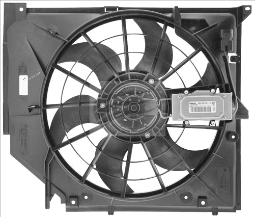HELLA FAN ASSY RADIATOR BMW 3 SERIES E46 98-03 WITH ELECT MODULE EF6555