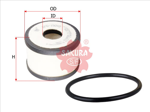 Sakura FUEL FILTER FITS WCF196 8-98002346-0 EFG-15010