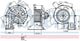 JAYAIR AC BLOWER HOLDEN VECTRA ZC 2.2L PET 1/04-12/06 EM3321