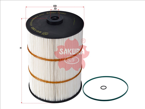Sakura OIL FILTER BY PASS FITS S1560-72380 EO-1303