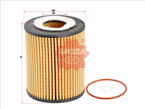 Sakura OIL FILTER FITS R2728P WCO182 EO-30180