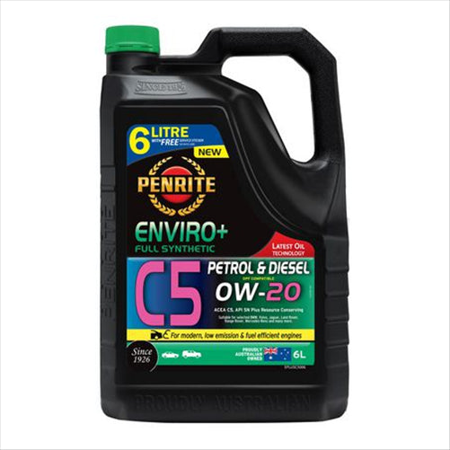 Penrite Enviro+ C5 0W-20 6L