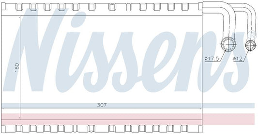Nissens EVAPORATOR COIL BMW5 SERIESE60 E61 03-10,6 SERIES E63 E64 04-10 EV3642