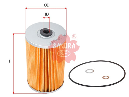 Sakura FUEL FILTER FITS R2489P WR2489P FF2164 JF35 F-1503