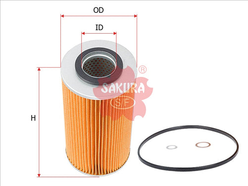 Sakura FUEL FILTER FITS HDR2545P 1644497001 F-1805