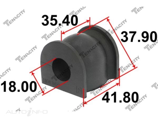 SWAY BAR MOUNT FRONT HONDA 04-42581