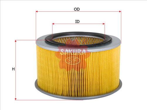 Sakura AIR FILTER FITS A1441 WA817 FA3107 A A-1008 FA-1008