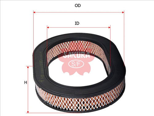 Sakura AIR FILTER FITS A341 WA341 FA3126 A-1020 FA-1020