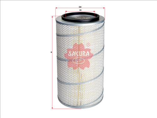 Sakura AIR FILTER FITS HDA5817 WA914 FA3492 A-1026 FA-1026