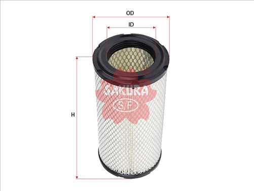 Sakura AIR FILTER FITS WA1027 P827655 FA3285 A-1126 FA-1126