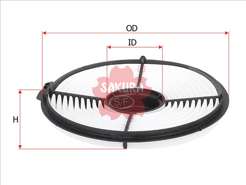 Sakura AIR FILTER FITS A448 WA5010 FA3203 A-1129 FA-1129