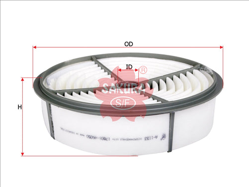 Sakura AIR FILTER FITS WA5005 WA1189 FA-1153
