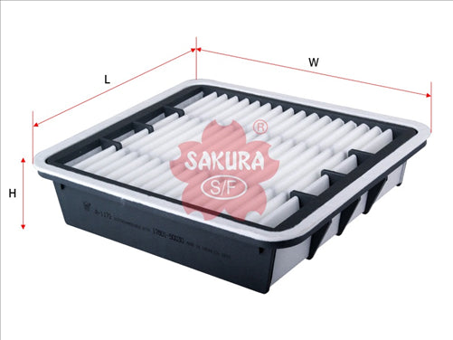 Sakura AIR FILTER FITS WA1137 FA3439 A-1172 FA-1172