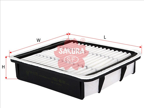 Sakura AIR FILTER FITS A1493 WA1087 FA3394 A-1173 FA-1173