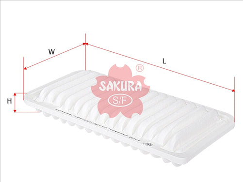 Sakura AIR FILTER FITS A1481 WA1113 FA3372 A-1180 FA-1180