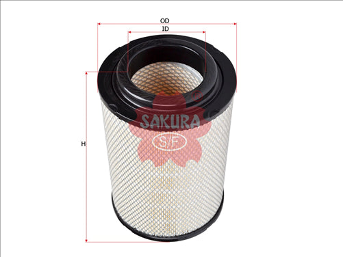 Sakura AIR FILTER FITS HDA5587 WA1175 FA3390 A-1324 FA-1324